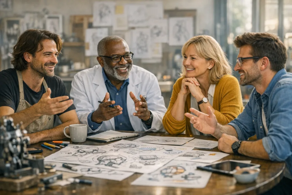 interdisziplinär kreativ