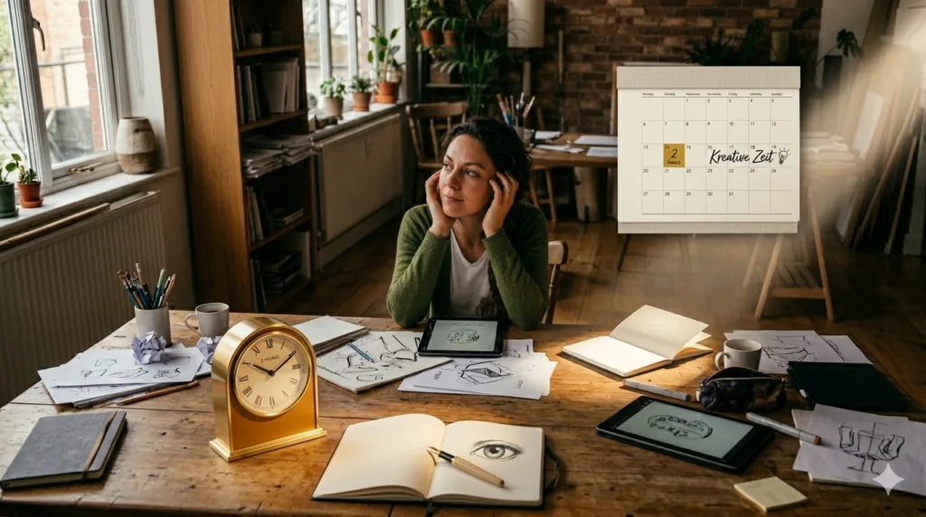 Burnout durch Kreativität? Warum zu viele Ideen dich ausbrennen lassen – und wie du es vermeidest 1 Burnout durch Kreativität